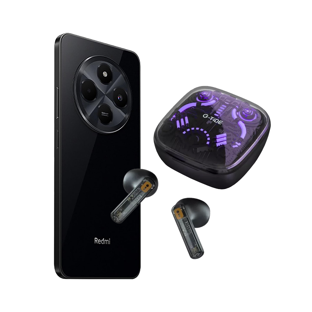 Foto 2 pulgar | Xiaomi Redmi 14c 8/256gb Reacondicionado Negro + Audífonos G-tide Bt G11 Morado