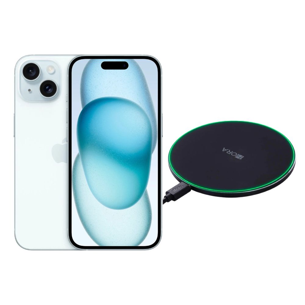 Iphone 15 Plus 128gb Azul E-sim Reacondicionado + Cargador Genérico