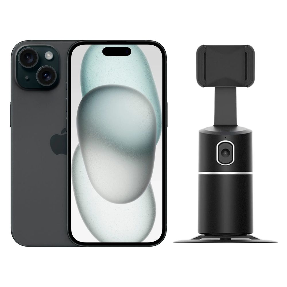 Foto 2 pulgar | Iphone 15 Plus 128gb Negro E-sim Reacondicionado + Estabilizador