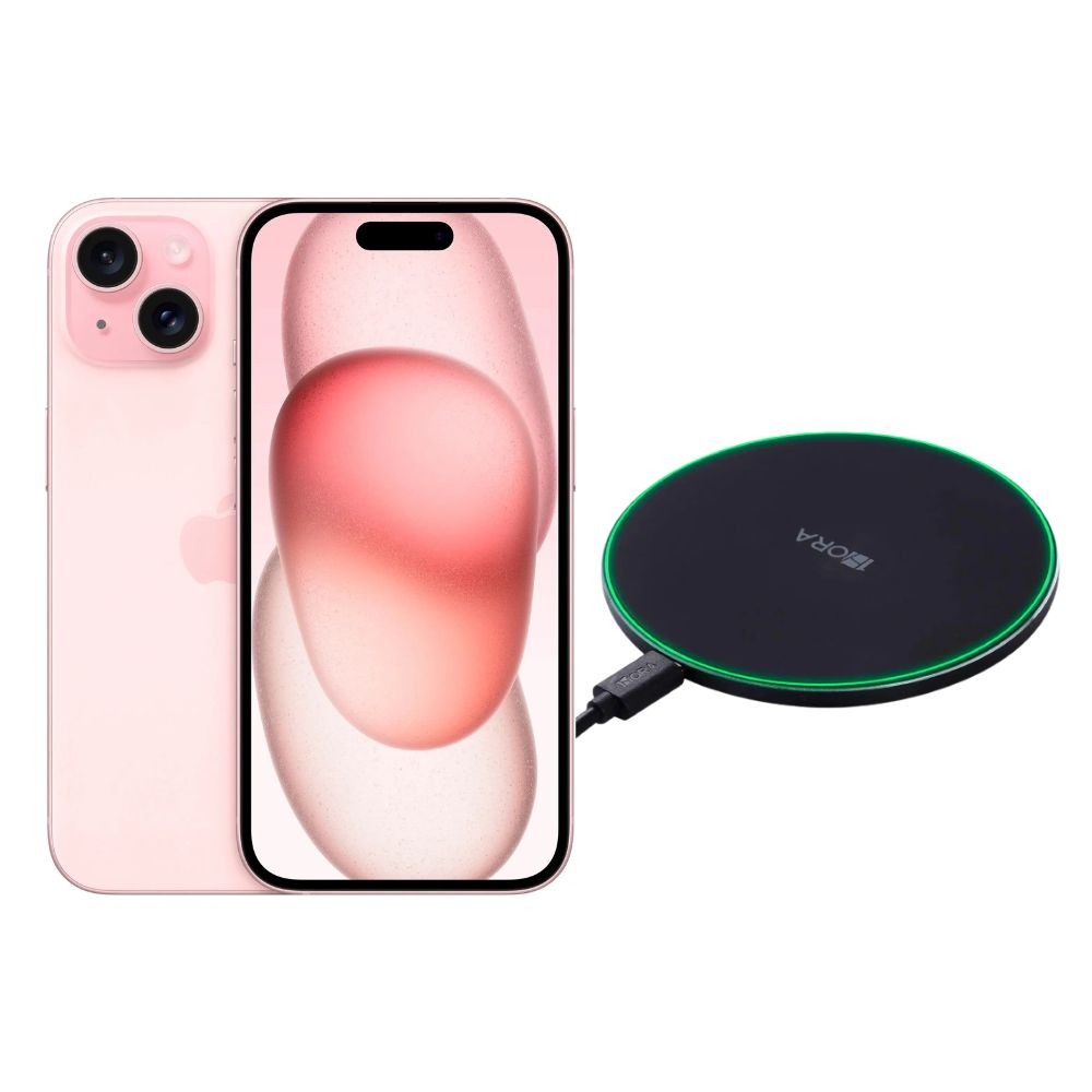 Foto 2 pulgar | Iphone 15 Plus 128gb Rosa E-sim Reacondicionado + Cargador Genérico