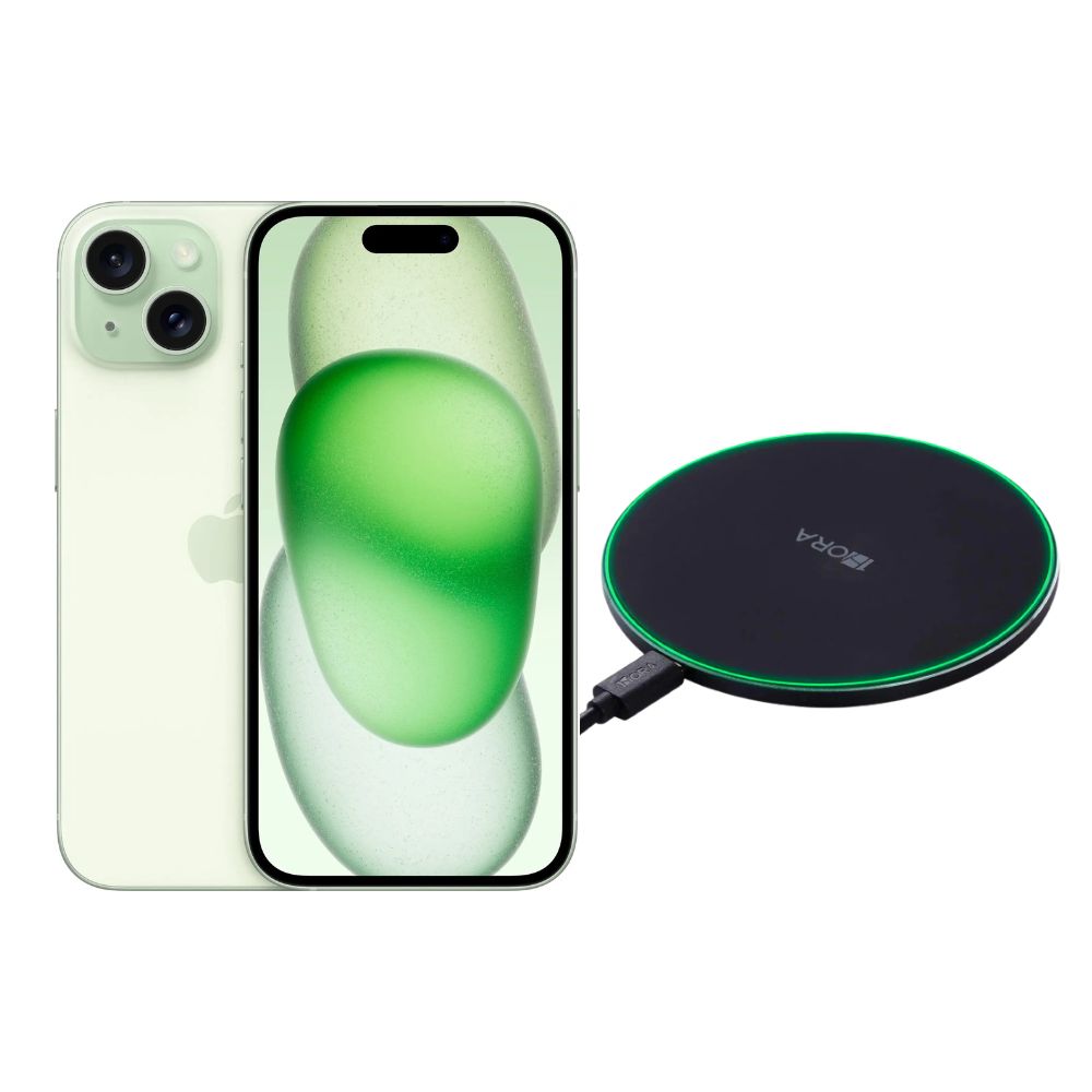 Foto 2 pulgar | Iphone 15 Plus 128gb Verde E-sim Reacondicionado + Cargador Genérico