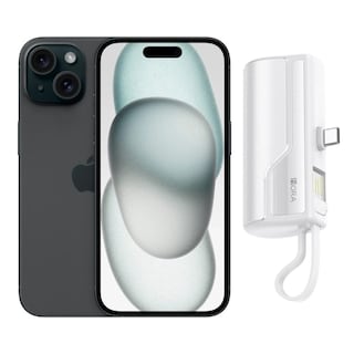 Foto 1 | Iphone 15 Plus 128gb Negro E-sim Reacondicionado + Mini Power Bank