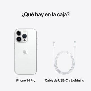 Foto 4 | Apple Iphone 14 Pro 128gb Plata Reacondicionado
