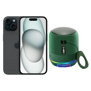 Foto 1 | Iphone 15 Plus 128gb Negro Chip Reacondicionado + Mini Bocina