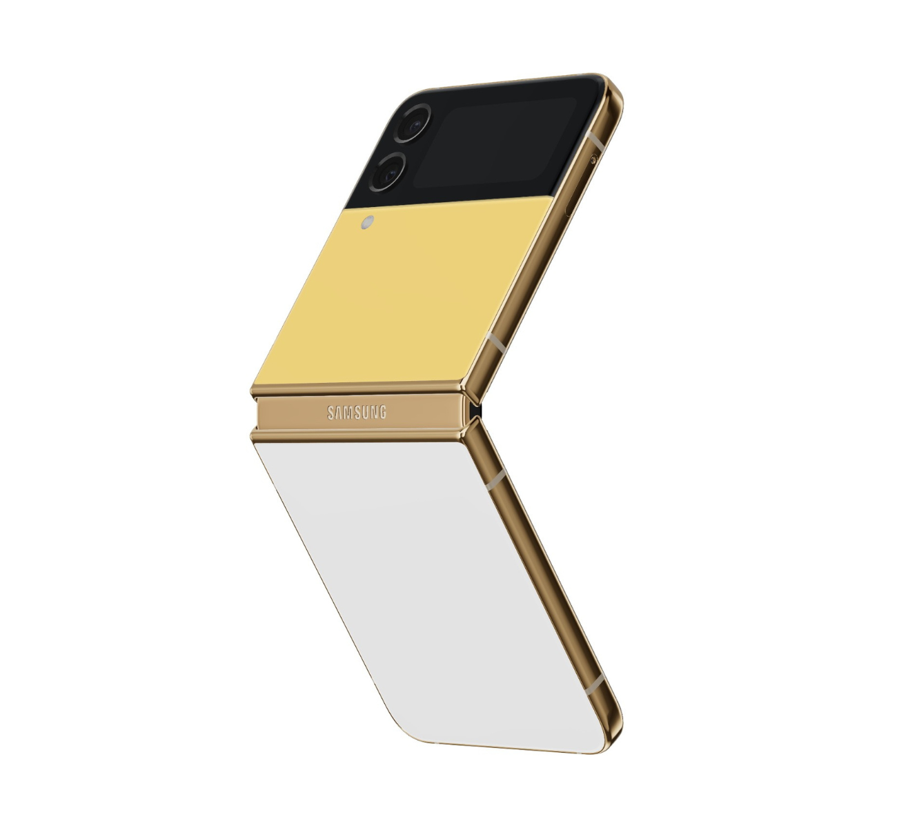 Foto 2 | Samsung Galaxy Z Flip 4 256 Gb 5g Reacondicionado Bespoke Edition ( Blanco Y Amarilo)