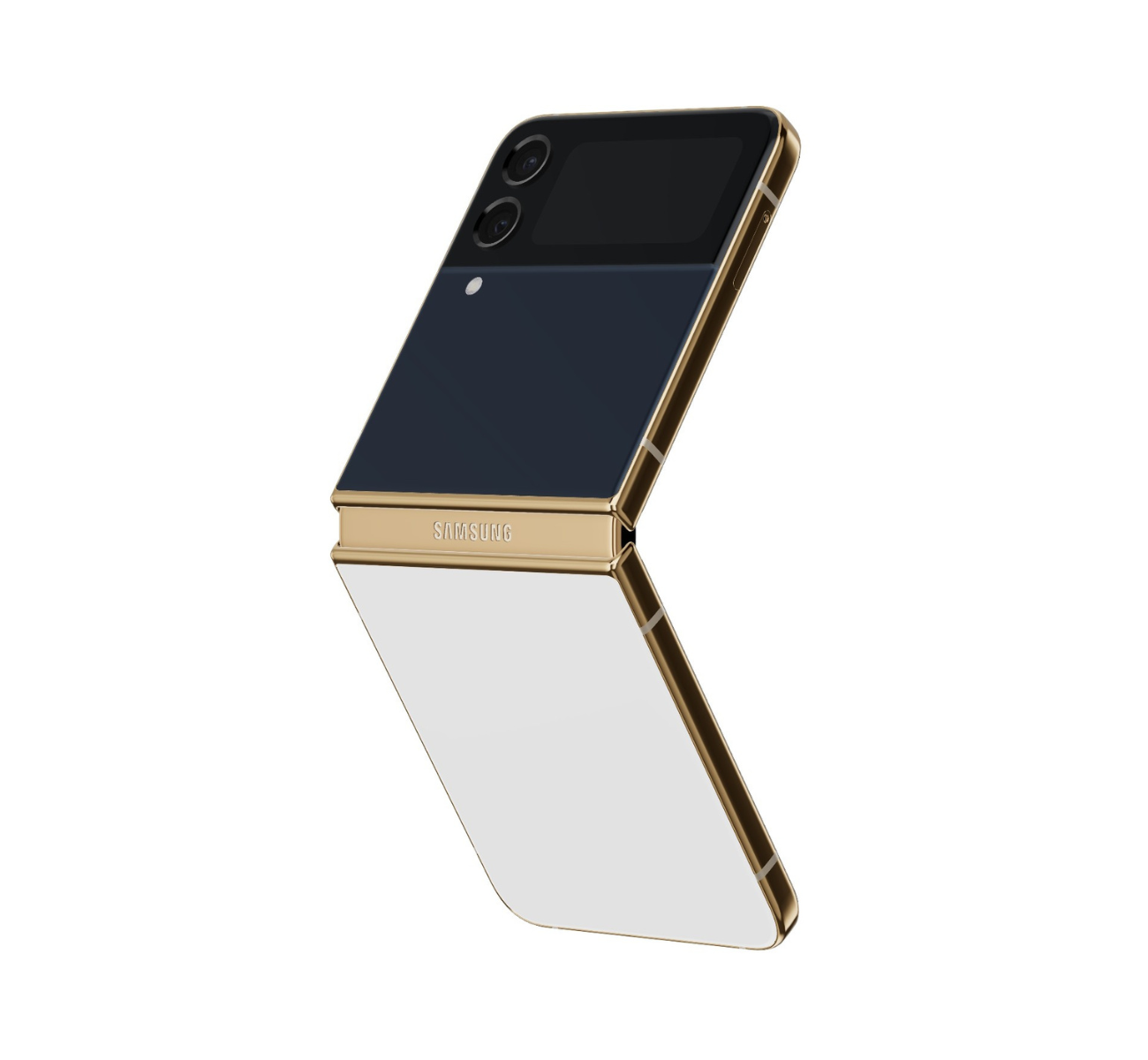 Foto 2 | Samsung Galaxy Z Flip 4 256 Gb 5g Reacondicionado Bespoke Edition ( Azul Y Blanco)