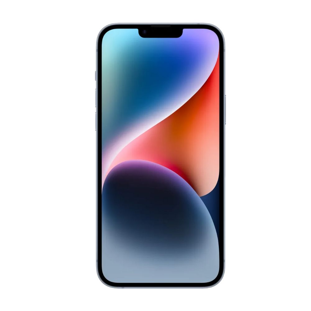Foto 3 pulgar | Iphone 14 Plus 128gb Azul Chip Reacondicionado + Audífonos Genéricos