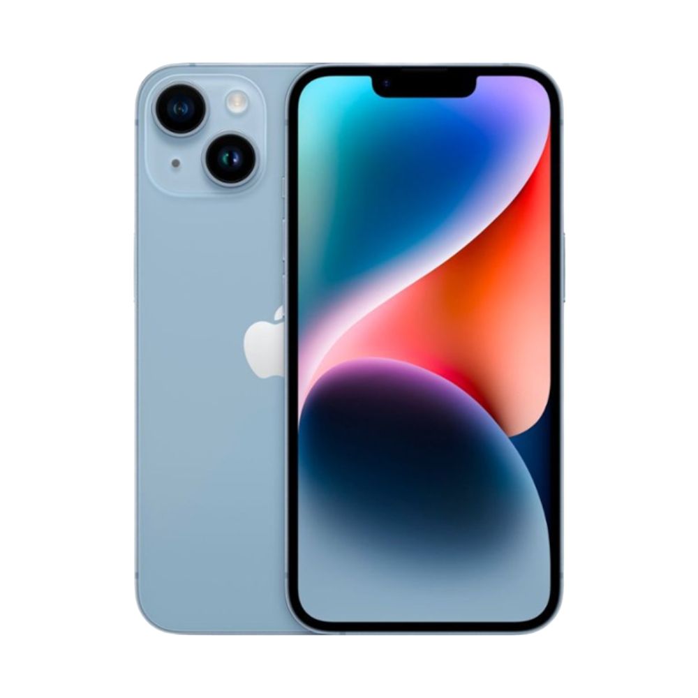 Foto 5 pulgar | Iphone 14 Plus 128gb Azul Chip Reacondicionado + Audífonos Genéricos