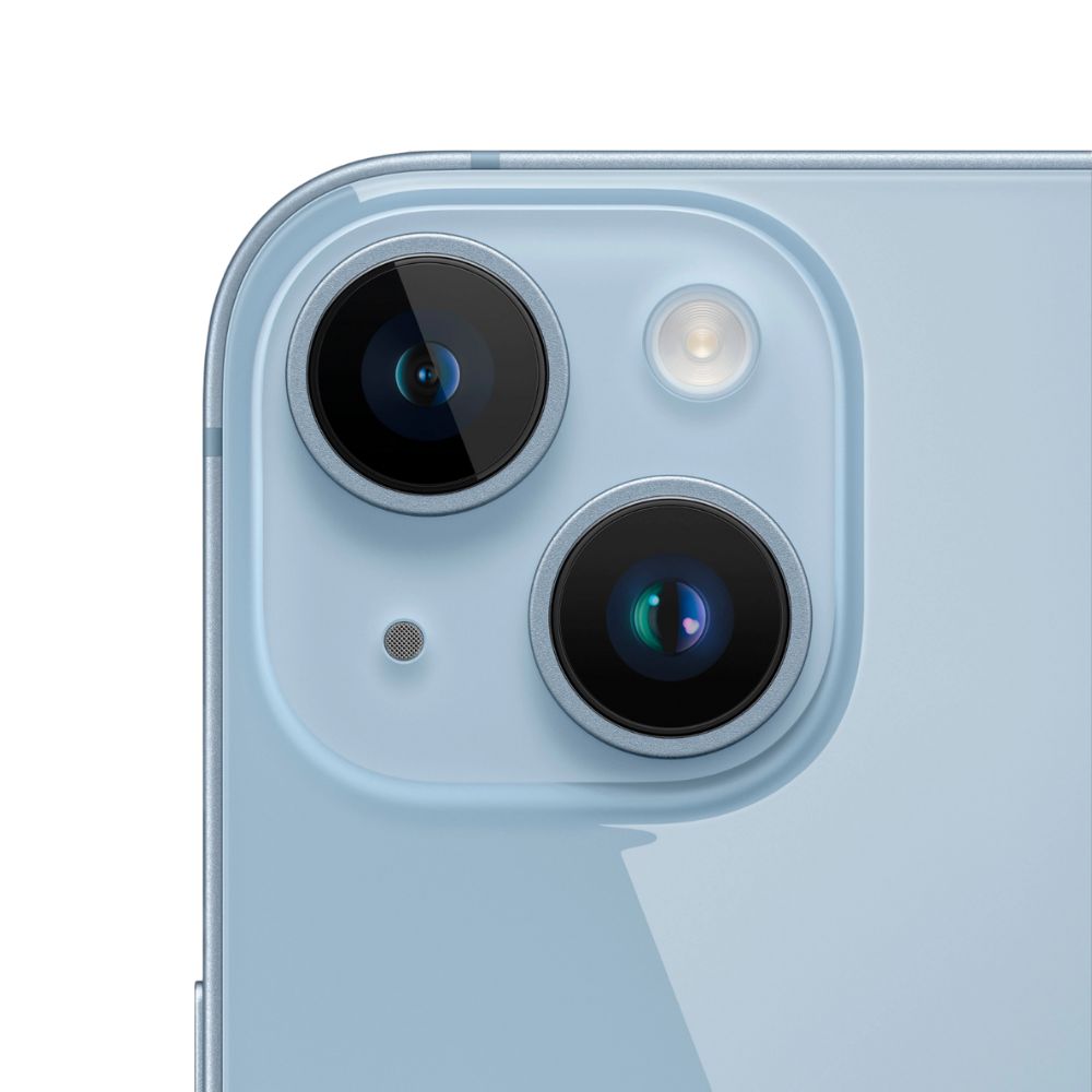 Foto 6 pulgar | Iphone 14 Plus 128gb Azul Chip Reacondicionado + Audífonos Genéricos