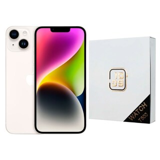 Foto 1 | Iphone 14 Plus 128gb Blanco Chip Reacondicionado + Reloj Genérico