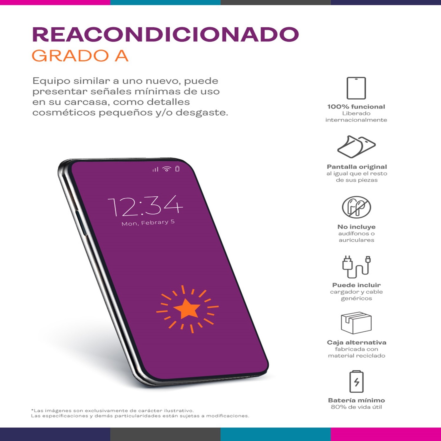Foto 9 pulgar | iPhone 15 128 GB Rosa RFB + Airpods 2 Blanco Reacondicionado