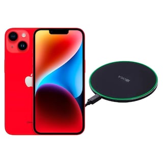 Foto 1 | Iphone 14 Plus 128gb Rojo Chip Reacondicionado + Cargador Genérico