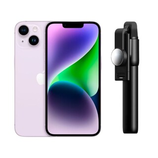 Foto 1 | Iphone 14 Plus 128gb Morado Chip Reacondicionado + Baston Bluetooth