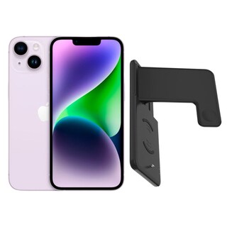 Foto 1 | Iphone 14 Plus 128gb Morado Chip Reacondicionado + Soporte Cargador