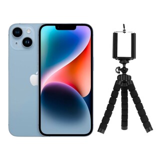 Foto 1 | Iphone 14 Plus 128gb Azul Chip Reacondicionado + Tripode