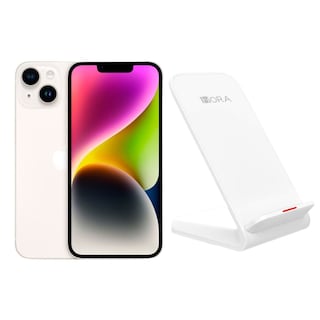 Foto 1 | Iphone 14 Plus 128gb Blanco Chip Reacondicionado + Base Cargador