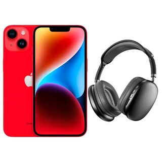 Foto 1 | Iphone 14 Plus 128gb Rojo Chip Reacondicionado + Diadema Genérica
