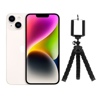 Foto 1 | Iphone 14 Plus 128gb Blanco Chip Reacondicionado + Tripode