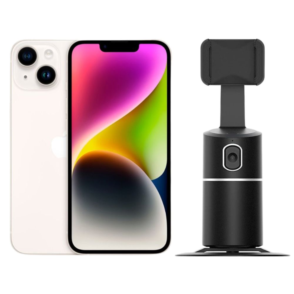 Foto 2 pulgar | Iphone 14 Plus 128gb Blanco Chip Reacondicionado + Estabilizador