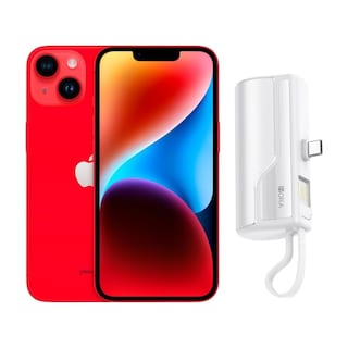 Foto 1 | Iphone 14 Plus 128gb Rojo Chip Reacondicionado + Mini Power Bank