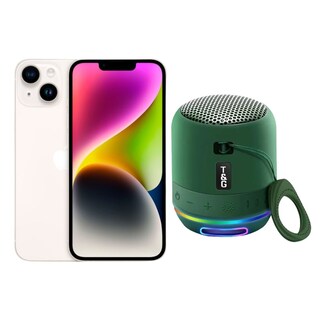 Foto 1 | Iphone 14 Plus 128gb Blanco E-sim Reacondicionado + Mini Bocina