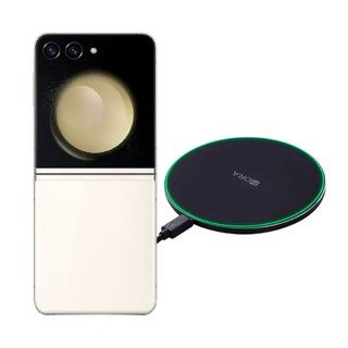 Foto 1 | Galaxy Z Flip 5 256gb Crema Reacondicionado + Cargador Genérico