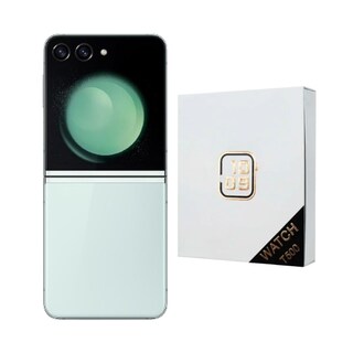 Foto 1 | Galaxy Z Flip 5 256gb Verde Reacondicionado + Reloj Genérico
