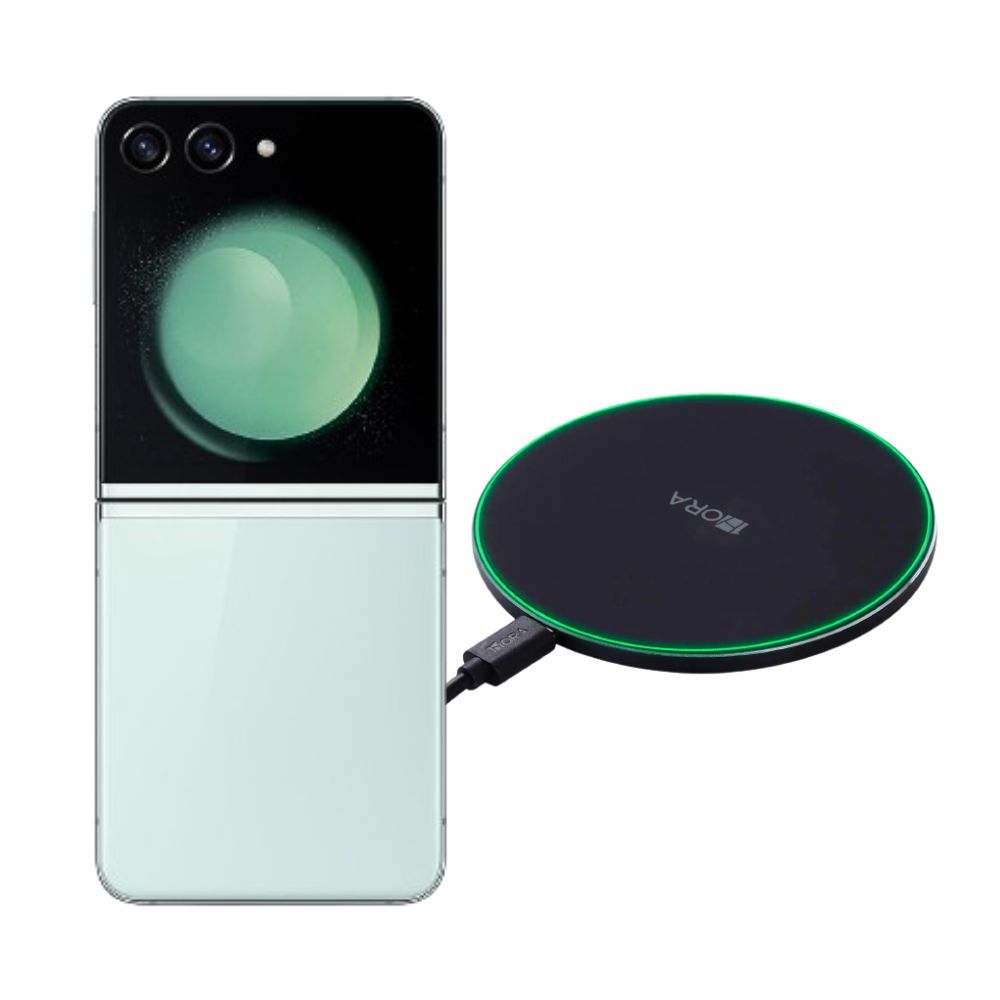Foto 1 | Galaxy Z Flip 5 256gb Verde Reacondicionado + Cargador Genérico