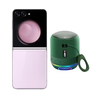 Foto 1 | Galaxy Z Flip 5 256gb Lila Reacondicionado + Mini Bocina