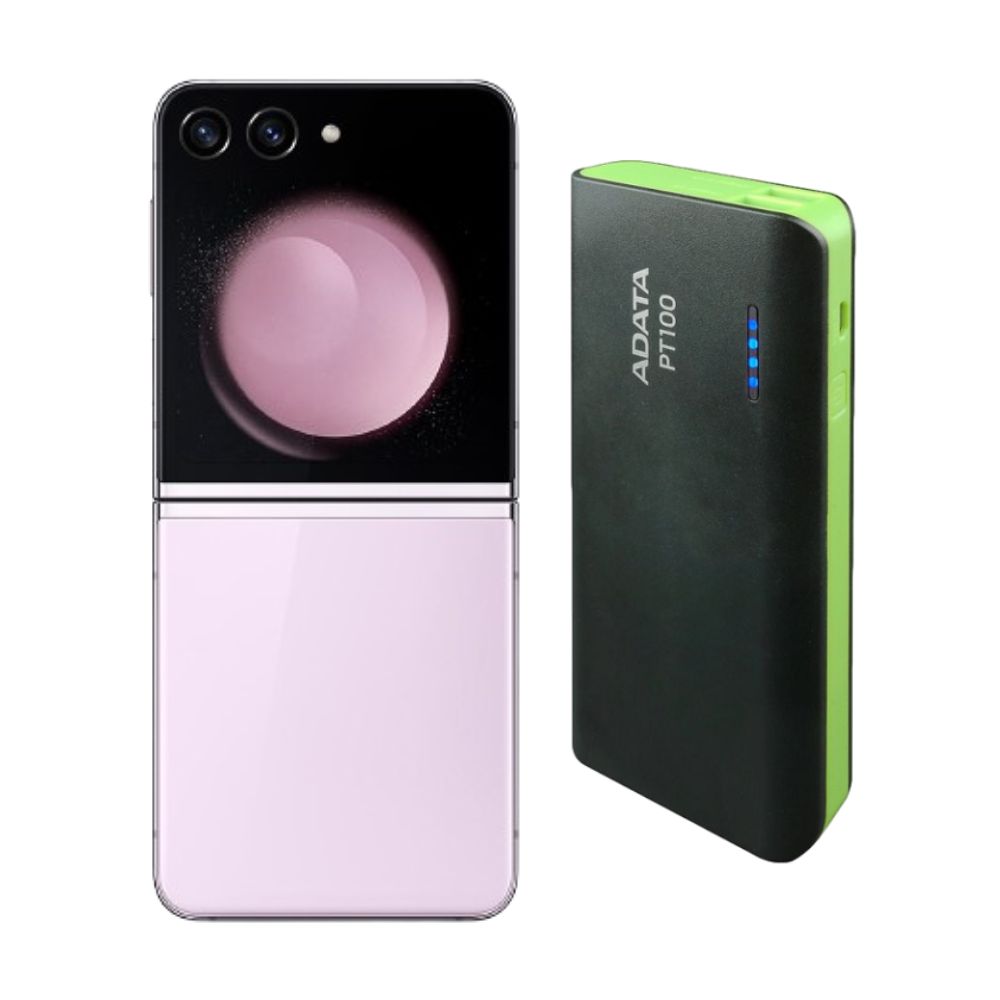 Foto 1 | Galaxy Z Flip 5 256gb Lila Reacondicionado + Power Bank 10,000mah