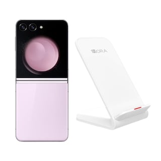 Foto 1 | Galaxy Z Flip 5 256gb Lila Reacondicionado + Base Cargador