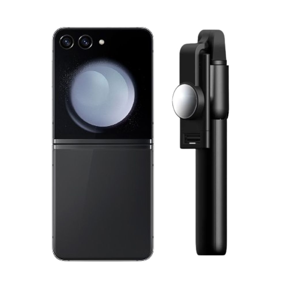 Foto 2 pulgar | Galaxy Z Flip 5 256gb Negro Reacondicionado + Baston Bluetooth