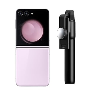 Foto 1 | Galaxy Z Flip 5 256gb Lila Reacondicionado + Baston Bluetooth