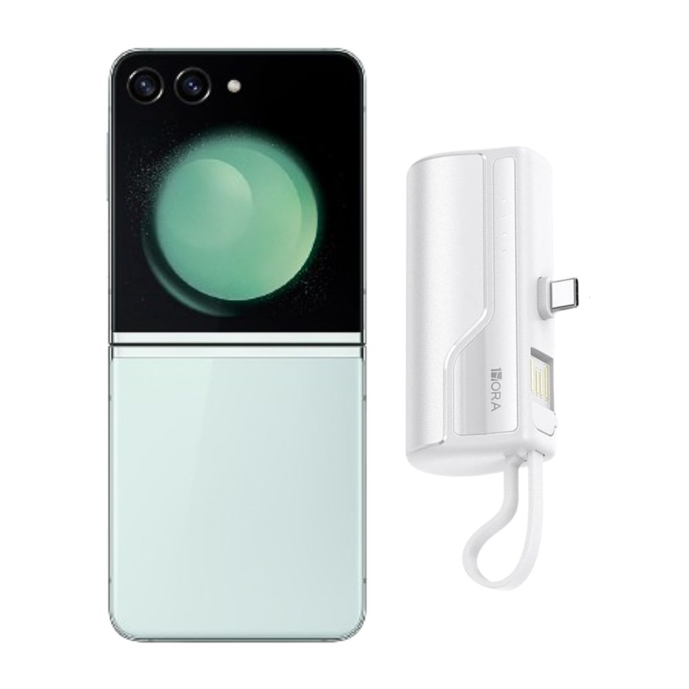Foto 1 | Galaxy Z Flip 5 256gb Verde Reacondicionado + Mini Power Bank