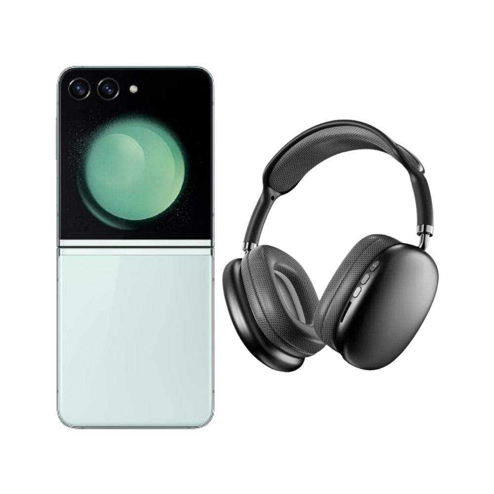 Foto 1 | Galaxy Z Flip 5 256gb Verde Reacondicionado + Diadema Genérica