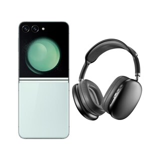 Foto 1 | Galaxy Z Flip 5 256gb Verde Reacondicionado + Diadema Genérica