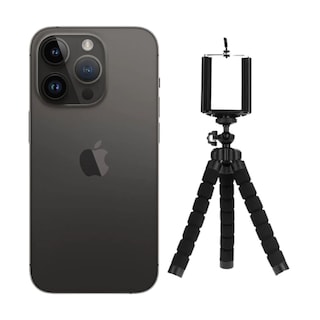 Foto 1 | Iphone 14 Pro 128gb Negro Chip Reacondicionado Más Tripode