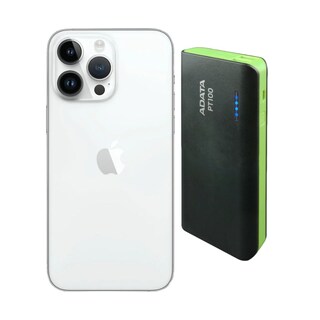 Foto 1 | Iphone 14 Pro 128gb Plata Chip Reacondicionado Más Power Bank 10,000mah