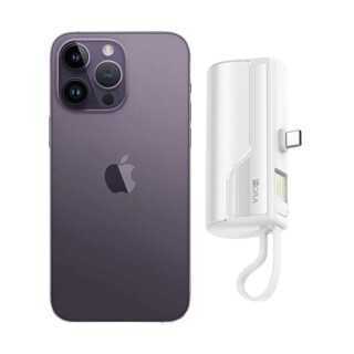 Foto 1 | Iphone 14 Pro 128gb Morado Chip Reacondicionado Más Mini Power Bank