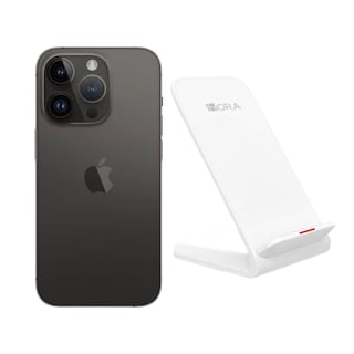 Foto 1 | Iphone 14 Pro 128gb Negro Chip Reacondicionado Más Base Cargador