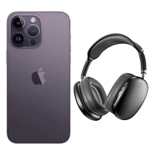 Foto 1 | Iphone 14 Pro 128gb Morado Chip Reacondicionado Más Diadema Genérica
