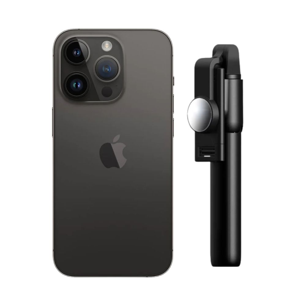 Foto 2 pulgar | Iphone 14 Pro Max 128gb Negro E-sim Reacondicionado Más Baston Bluetooth