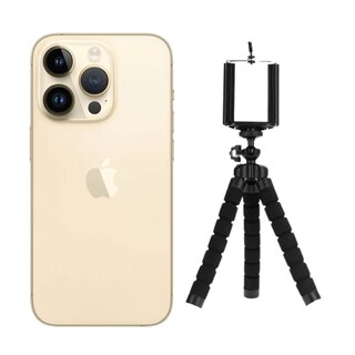 Foto 1 | Iphone 14 Pro Max 128gb Dorado Chip Reacondicionado Más Tripode