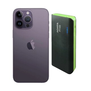 Foto 1 | Iphone 14 Pro Max 128gb Morado Chip Reacondicionado Más Power Bank 10,000mah