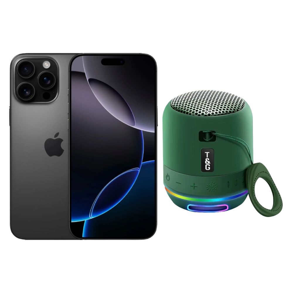 Iphone 16 Pro Max 256gb Negro Chip Reacondicionado Más Mini Bocina