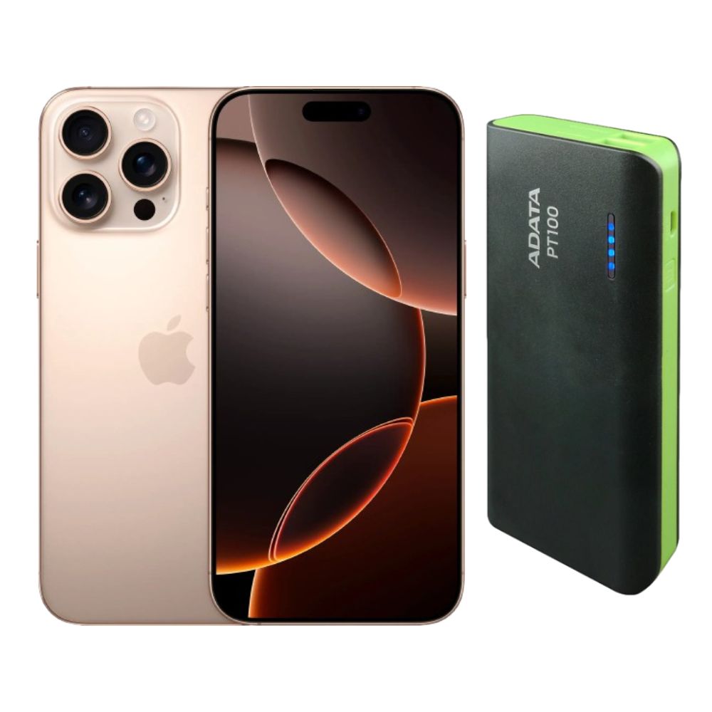 Iphone 16 Pro Max 256gb Desierto Chip Reacondicionado Más Power Bank 10,000mah