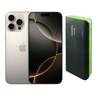 Foto 1 | Iphone 16 Pro Max 256gb Natural Chip Reacondicionado Más Power Bank 10,000mah