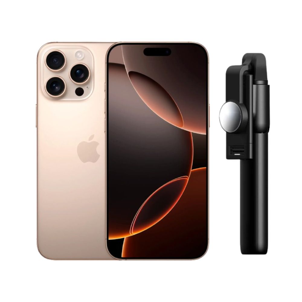 Foto 1 | Iphone 16 Pro Max 256gb Desierto Chip Reacondicionado Más Baston Bluetooth