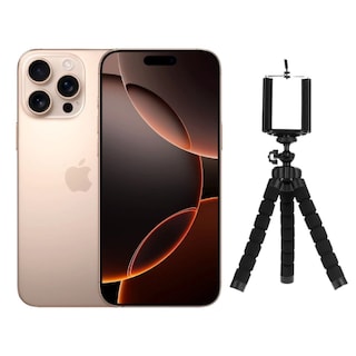 Foto 1 | Iphone 16 Pro Max 256gb Desierto Chip Reacondicionado Más Tripode