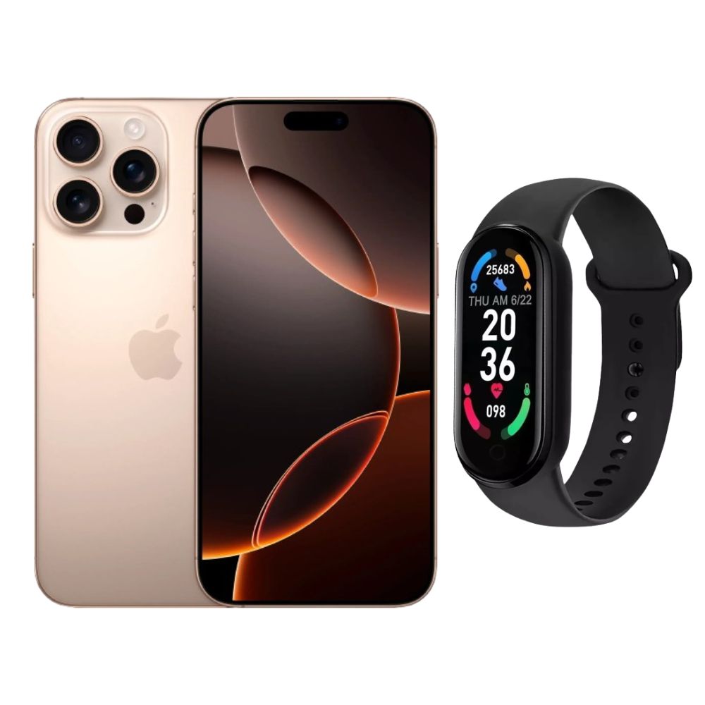 Iphone 16 Pro Max 256gb Desierto E-sim Reacondicionado Más Brasalete Genérico